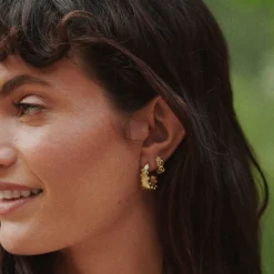 Jewellery|Dr. Martens Daisy London Amulet Bobble Hoop 18k Gold-Plated Earrings