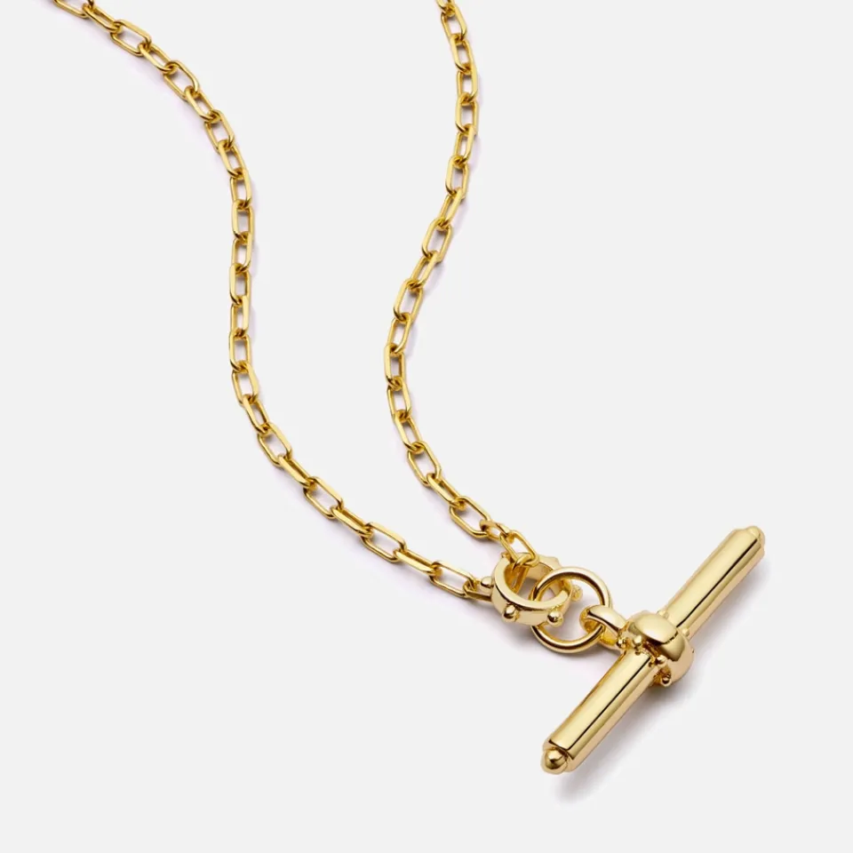 Jewellery|Dr. Martens Daisy London Amulet T-Bar 18k Gold-Plated Necklace