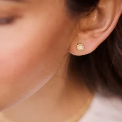 Jewellery|Dr. Martens Daisy London Apollo Sparkle Stud 18k Gold-Plated Earrings