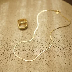 Jewellery|Dr. Martens Daisy London Fine Snake 18k Gold-Plated Necklace