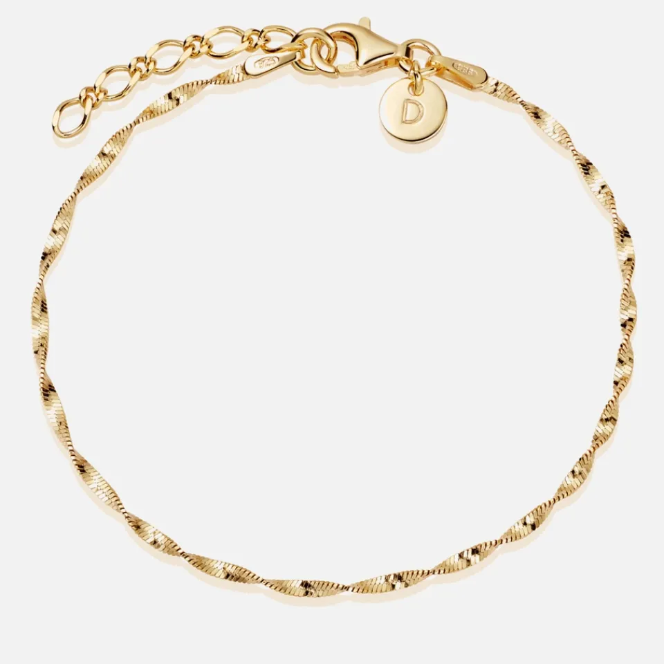 Jewellery|Dr. Martens Daisy London Helix Twisted 18k Gold-Plated Bracelet