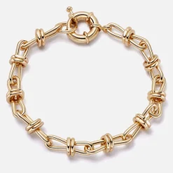Jewellery|Dr. Martens Daisy London x Polly Sayer Knot 18k-Plated Bracelet