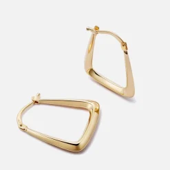 Jewellery|Daisy London X Polly Sayer Creole Gold-Plated Earrings