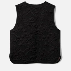 Jackets|Coats|Toit Volant Damson Madder Arte Embroidered Quilted Shell Gilet - UK 8