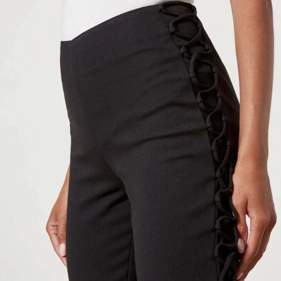 Trousers|Dr. Martens De La Vali Elena Crepe Flared Trousers - UK 6