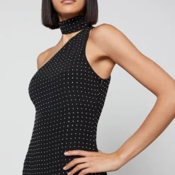 Dresses|Dresses|De La Vali Graceland Diamante Satin Midi Dress - UK 12
