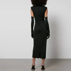 Dresses|Dresses|Dr. Martens De La Vali Metropolitan High-Neck Jersey Midi Dress - UK 8