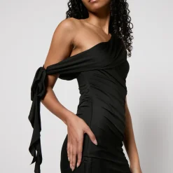 Dresses|Dresses|Sleeper De La Vali One-Shoulder Jersey Mini Dress - UK 8