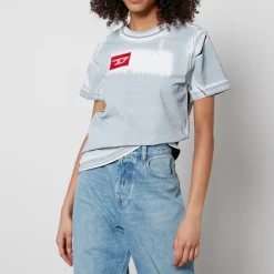 Loungewear|T-Shirts And Tops|Dr. Martens Diesel T-Regs-N5 Coated Cotton-Jersey T-Shirt - XXS