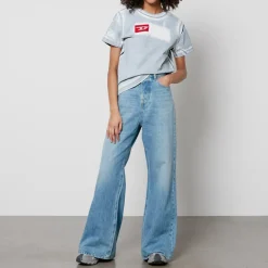 Loungewear|T-Shirts And Tops|Dr. Martens Diesel T-Regs-N5 Coated Cotton-Jersey T-Shirt - XXS