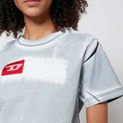 Loungewear|T-Shirts And Tops|Dr. Martens Diesel T-Regs-N5 Coated Cotton-Jersey T-Shirt - XXS