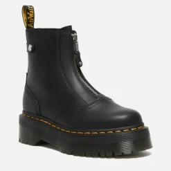 Boots|Dr. Martens Jetta Zip Front Leather Boots - UK 3
