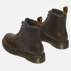 Boots|Dr. Martens Men's 1460 Faux Fur-Lined Leather Boots - UK 7