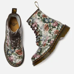 Boots|Dr. Martens Women's 1460 Floral-Print Leather 8-Eye Boots - UK 3