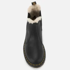 Boots|Dr. Martens Women's 2976 Leonore Faux Fur Lined Chelsea Boots - Black