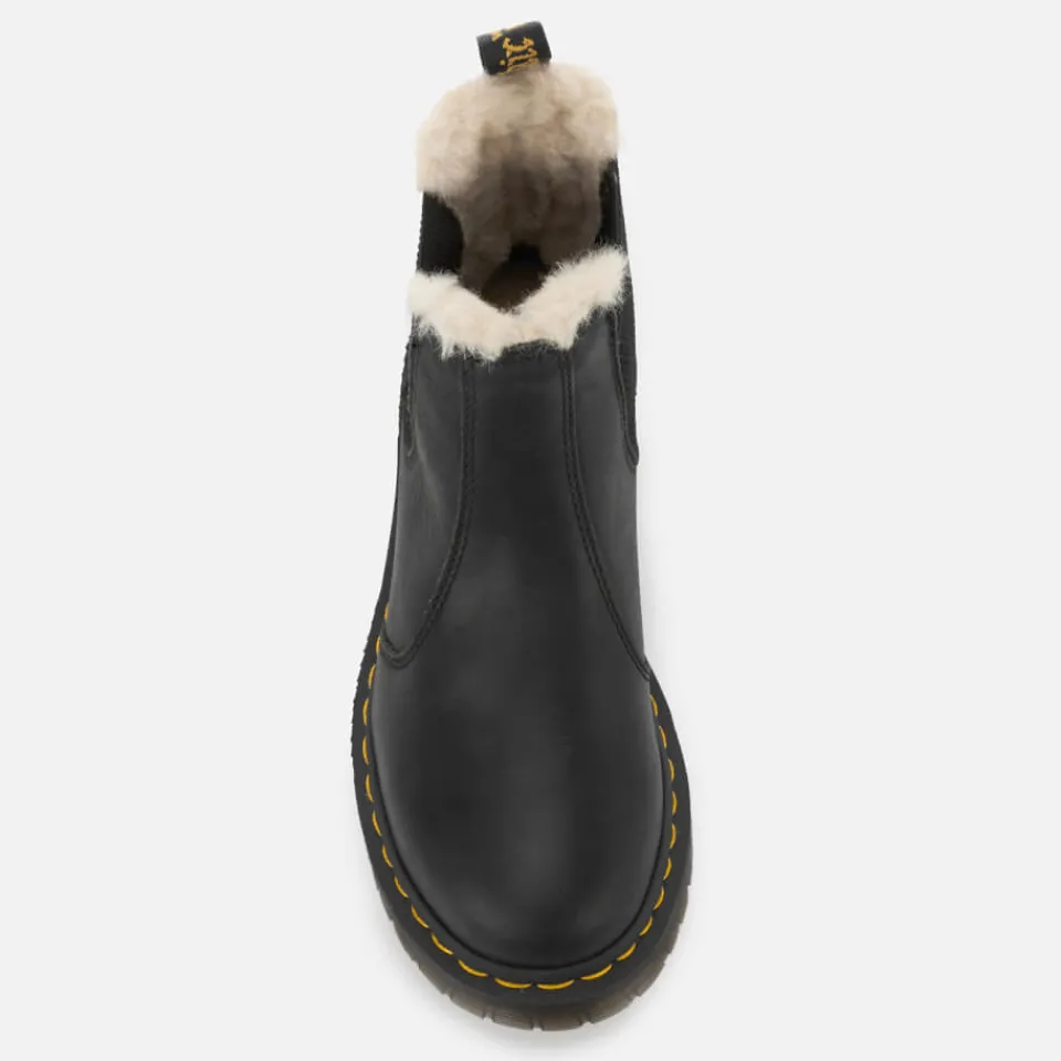 Boots|Dr. Martens Women's 2976 Leonore Faux Fur Lined Chelsea Boots - Black