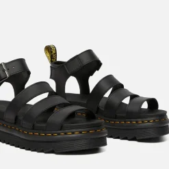 Sandals & Slides|Sandals|Dr. Martens Women's Blaire Leather Strappy Sandals - UK 3