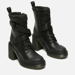Boots|Marant Etoile Dr. Martens Women's Chesney Tech 8-Eye Heeled Leather Boots - UK 3