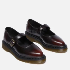 Flats|Dr. Martens Women's Elphie Leather Mary Jane Shoes - UK 3
