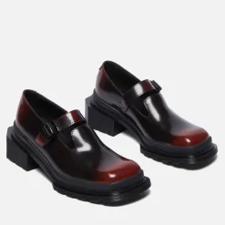 Heels|Dr. Martens Women's Maybole Leather Heeled Mary Janes - UK 3