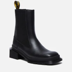 Boots|Tod's Dr. Martens Women's Maybole Leather Heeled Chelsea Boots - UK 3