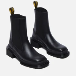 Boots|Tod's Dr. Martens Women's Maybole Leather Heeled Chelsea Boots - UK 3