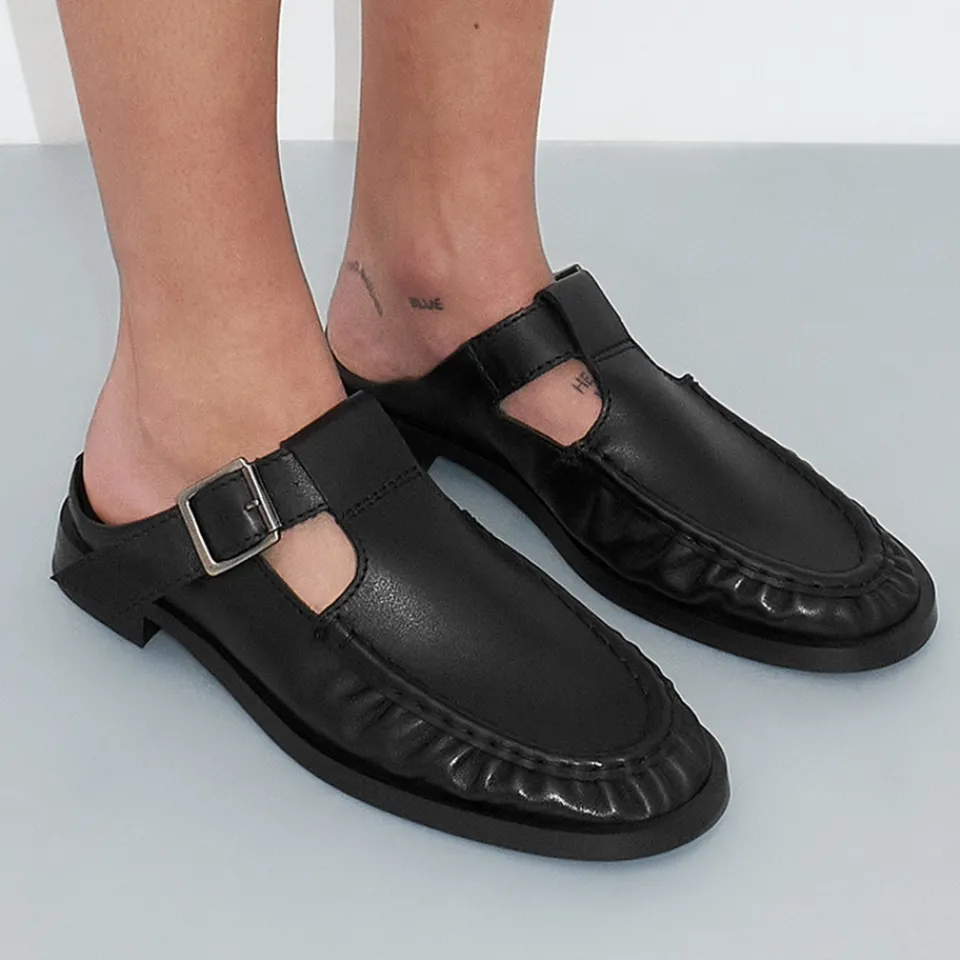 Flats|Birkenstock E8 by Miista Women's Gianna Leather Mules - UK 3