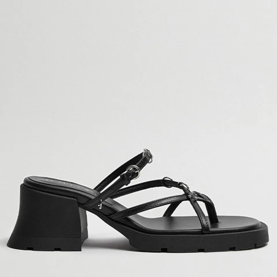 Heels|Keen E8 by Miista Women's Jaslene Leather Heeled Sandals - UK 3