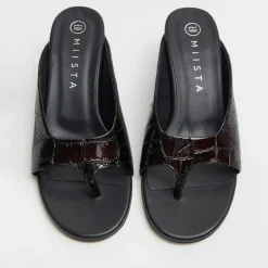 Heels|BY FAR E8 by Miista Women's Palmira Leather Heeled Mules - UK 3