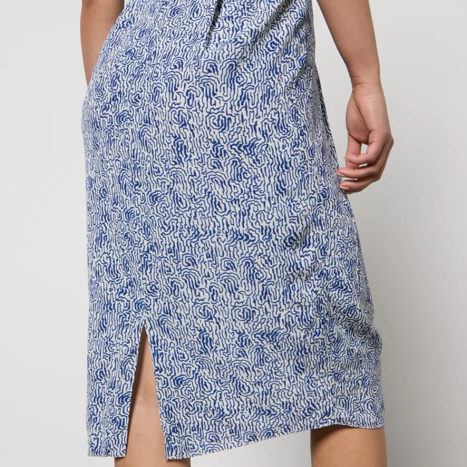 Dresses|Dresses|Marant Etoile Epolia Printed Georgette Sleeveless Dress - FR 36/UK 8