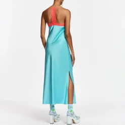 Dresses|Dresses|Dr. Martens Essentiel Antwerp Feist Lace-Trimmed Satin Dress - UK 16