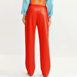 Trousers|Dr. Martens Essentiel Antwerp Grate Faux Leather Trousers - EU 34/UK 6