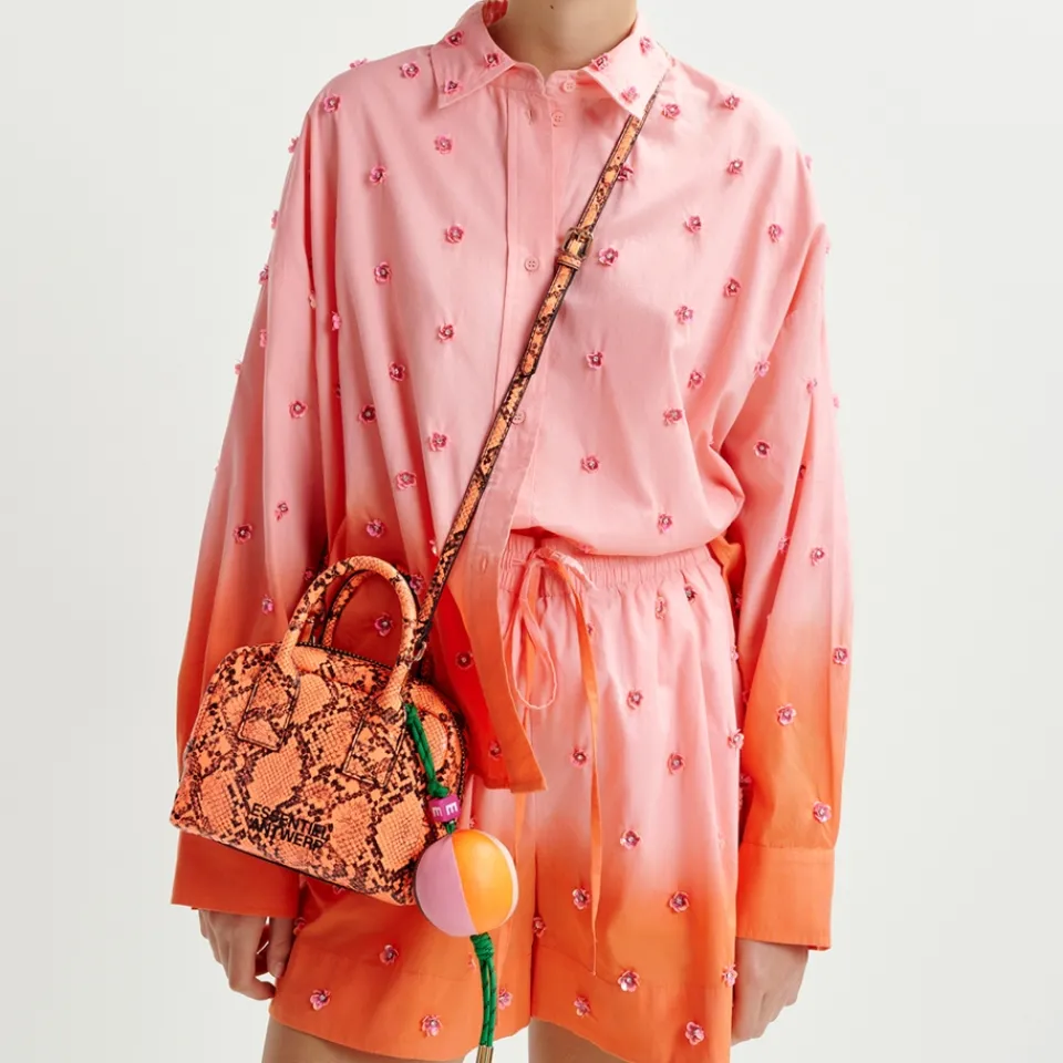 T-Shirts And Tops|Shirts And Blouses|Dr. Martens Essentiel Antwerp Harkan Embellished Cotton-Poplin Shirt - EU 34/UK6