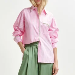 T-Shirts And Tops|Shirts And Blouses|Essentiel Antwerp Hawaii Cotton-Poplin Shirt - XS