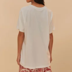 Loungewear|T-Shirts And Tops|Anine Bing Farm Rio From Brasil To The World Cotton-Jersey T-Shirt - M