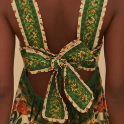 Dresses|Dresses|Damson Madder Farm Rio Garden Tapestry Cotton Maxi Dress - S