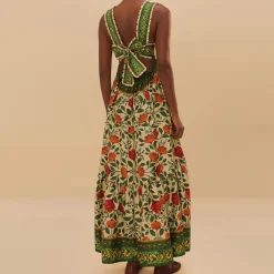 Dresses|Dresses|Damson Madder Farm Rio Garden Tapestry Cotton Maxi Dress - S