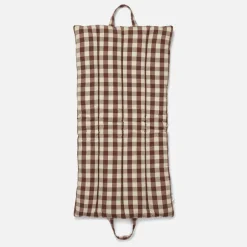 Outdoors|Ferm Living Bothy Check Folding Mat - Cinnamon/Green