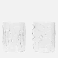 Dining|Dr. Martens Ferm Living Doodle Glasses - Set of 2 - Tall - Clear