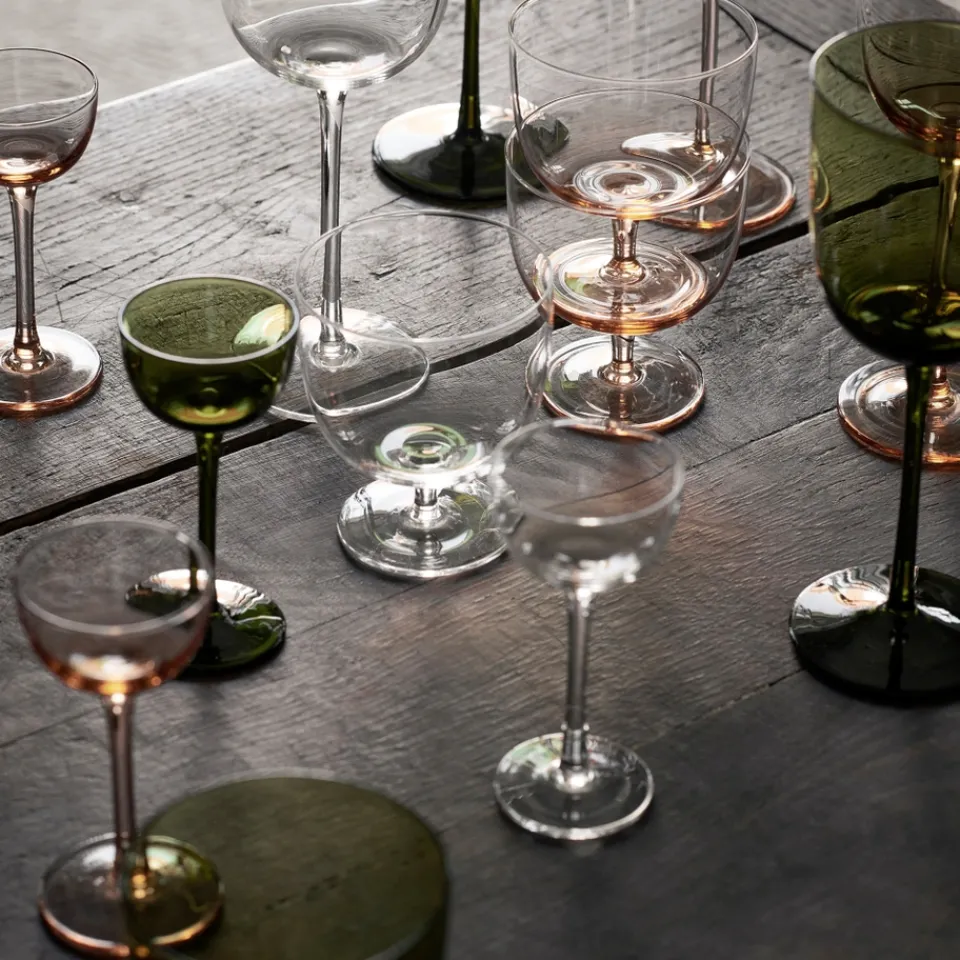 Dining|Ferm Living Host Liqueur Glasses - Set of 4 - Blush