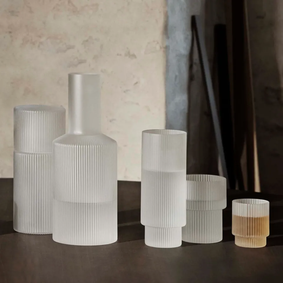 Dining|Dr. Martens Ferm Living Ripple Carafe - Frosted