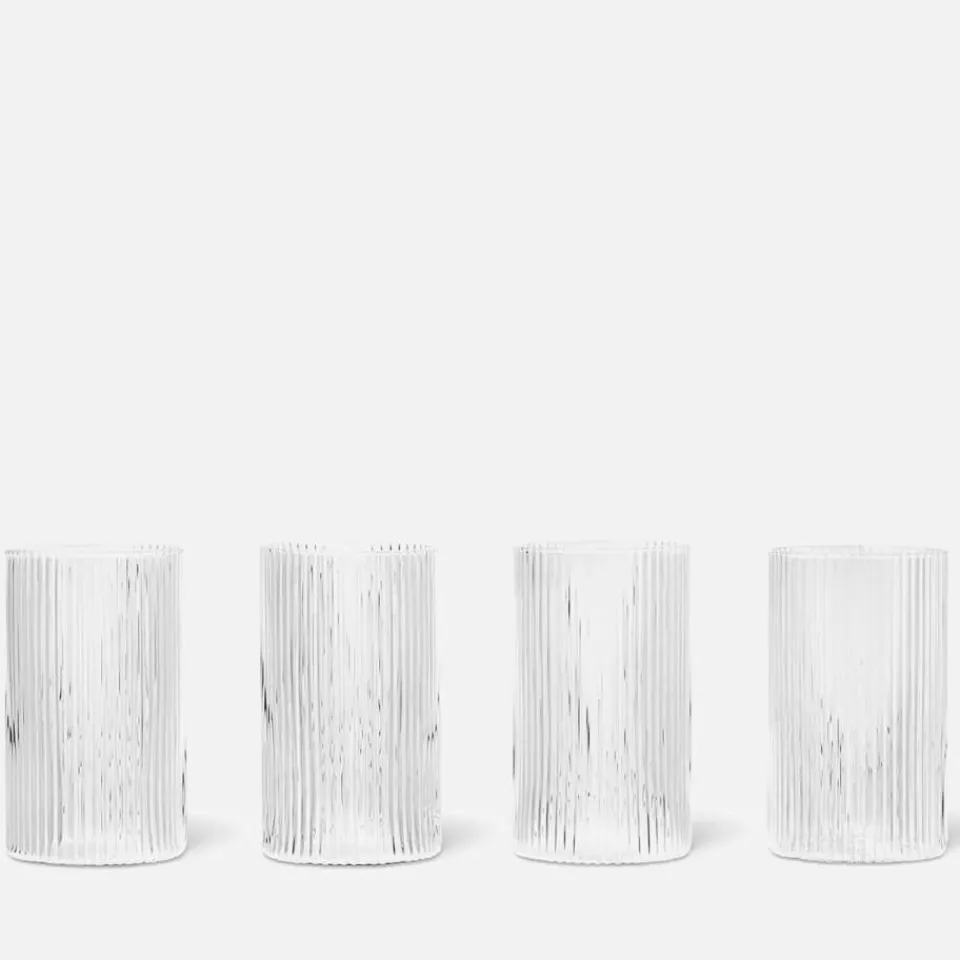 Dining|Alessi Ferm Living Ripple Verrines - Set of 4 - Smoked Grey