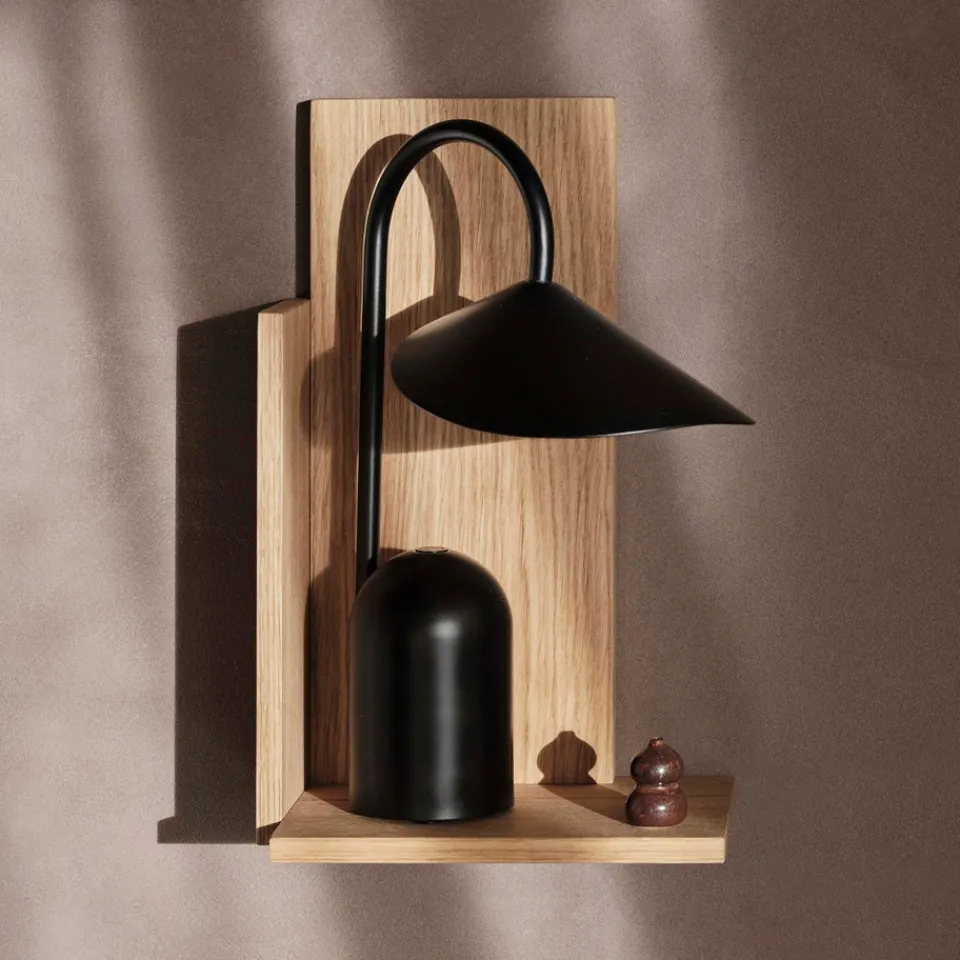 Bedroom|Dr. Martens Ferm Living Stagger Shelf - Tall - Oiled Oak