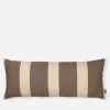 Outdoors|Ferm Living Strand Cushion - Carob Brown/Parchment