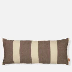 Outdoors|Ferm Living Strand Cushion - Carob Brown/Parchment