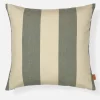 Outdoors|Ferm Living Strand Outdoor Cushion - Dark Lichen/Parchment