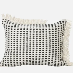 Outdoors|Home Textiles|Dr. Martens Ferm Living Way Outdoor 70cm x 50cm Cushion - White/Black