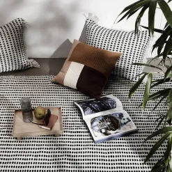 Outdoors|Home Textiles|Dr. Martens Ferm Living Way Outdoor 70cm x 50cm Cushion - White/Black