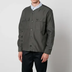 Shirts|Shirts|Veja Fred Perry Cotton-Twill Overshirt - L