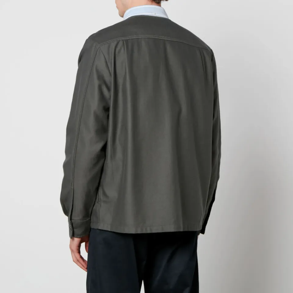 Shirts|Shirts|Veja Fred Perry Cotton-Twill Overshirt - L